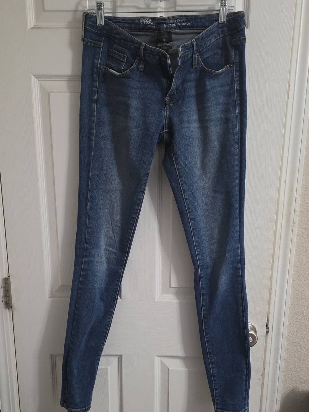 Women’s Skinny Jeans - Dark Blue Stretch Denim